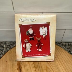 “Santa and His Sweetest Friends” Hallmark Keepsake Ornament
